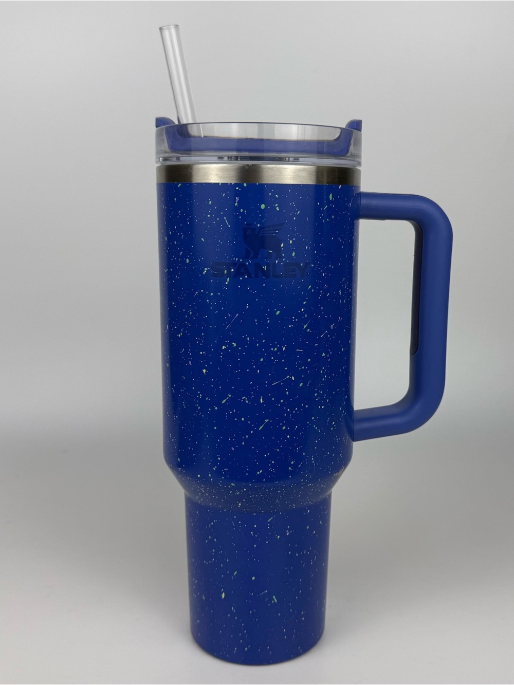 Stanley Quencher H2.0 FlowState Stainless Steel Tumbler 30oz Deep Iris Speckle